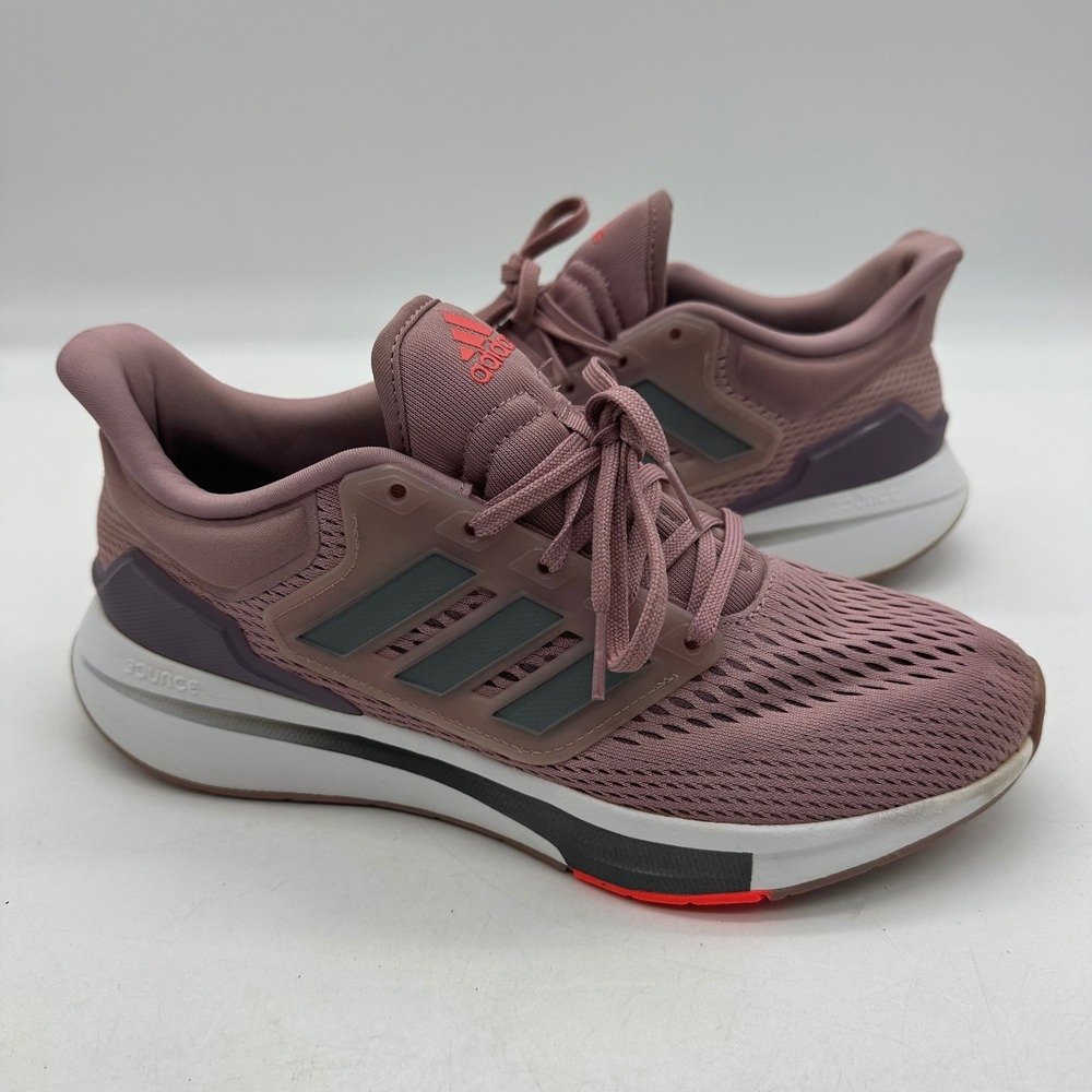 adidas GZ4075 Womens Size 8 EQ21 Run Magic Mauve Legacy Purple Running Shoes
